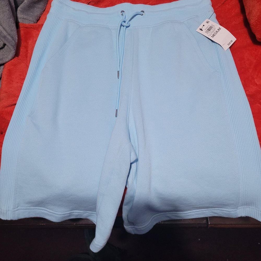 Ideology Light Blue Women's Knee Length Athletic Shorts